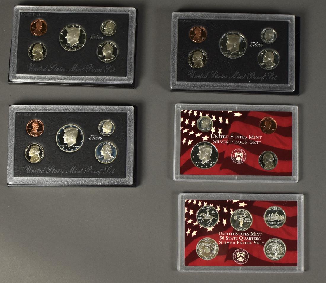 Four Silver Proof Sets (1 of 4)