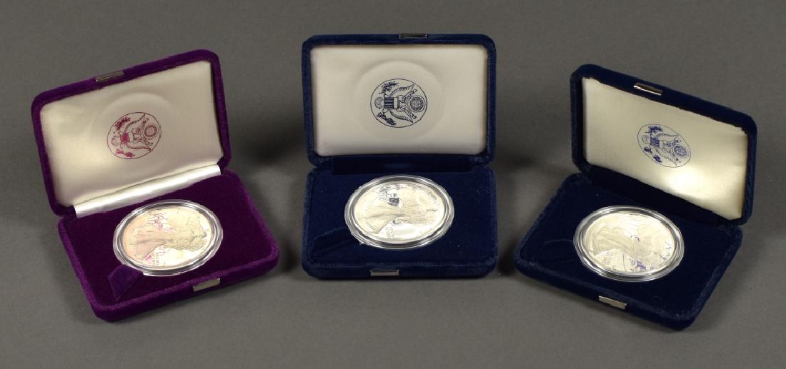 Three Proof Silver Eagles (1 of 3)