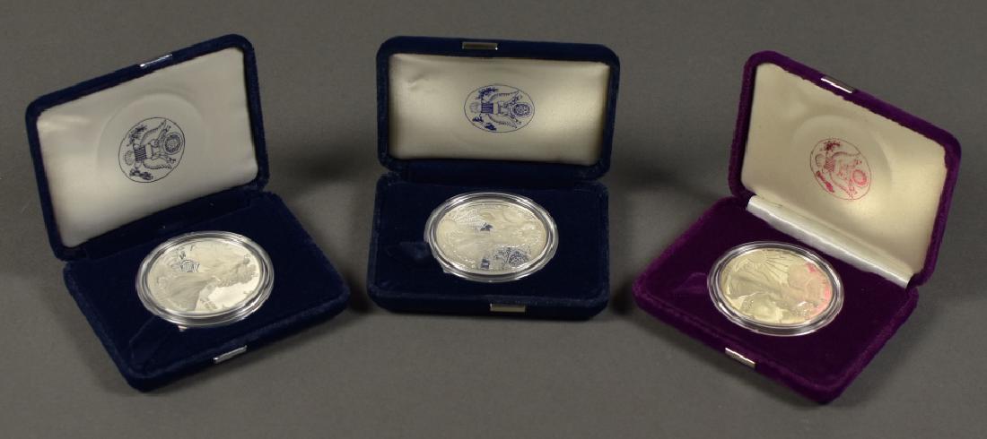 Three Proof Silver Eagles (1 of 3)