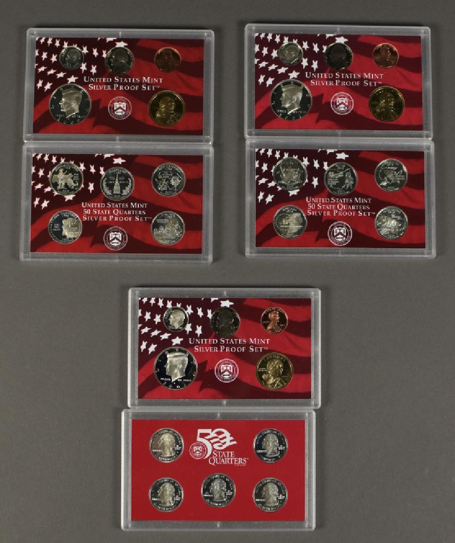 Three 2000 Silver Proof Sets (1 of 5)