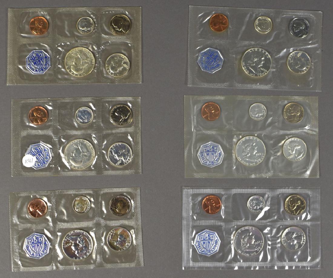 6 Silver Proof Sets in Original Brown Envelopes (1 of 3)