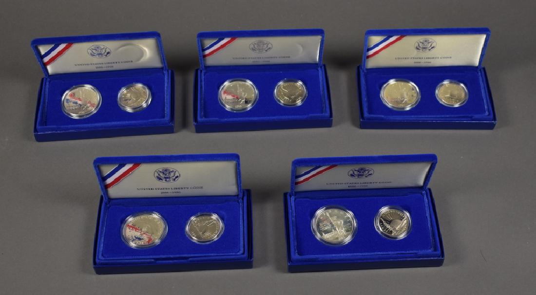 Five 2-Coin Commemorative Liberty Set (1 of 5)