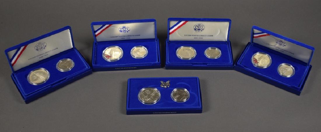 Five 2-Coin Commemorative Liberty Set (1 of 5)