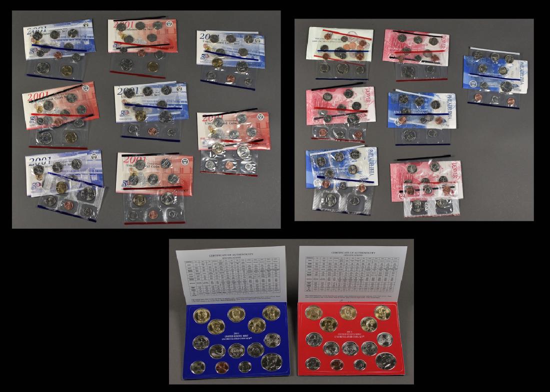 Group of Mint Sets in Mint Issued Envelopes/Holder (1 of 11)