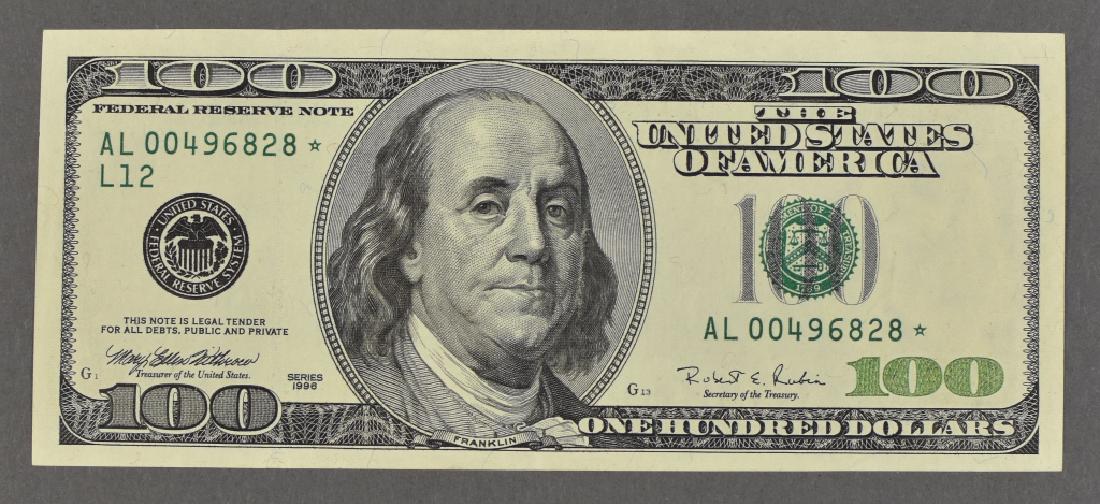 Series 1996 $100 Federal Reserve Note (1 of 2)