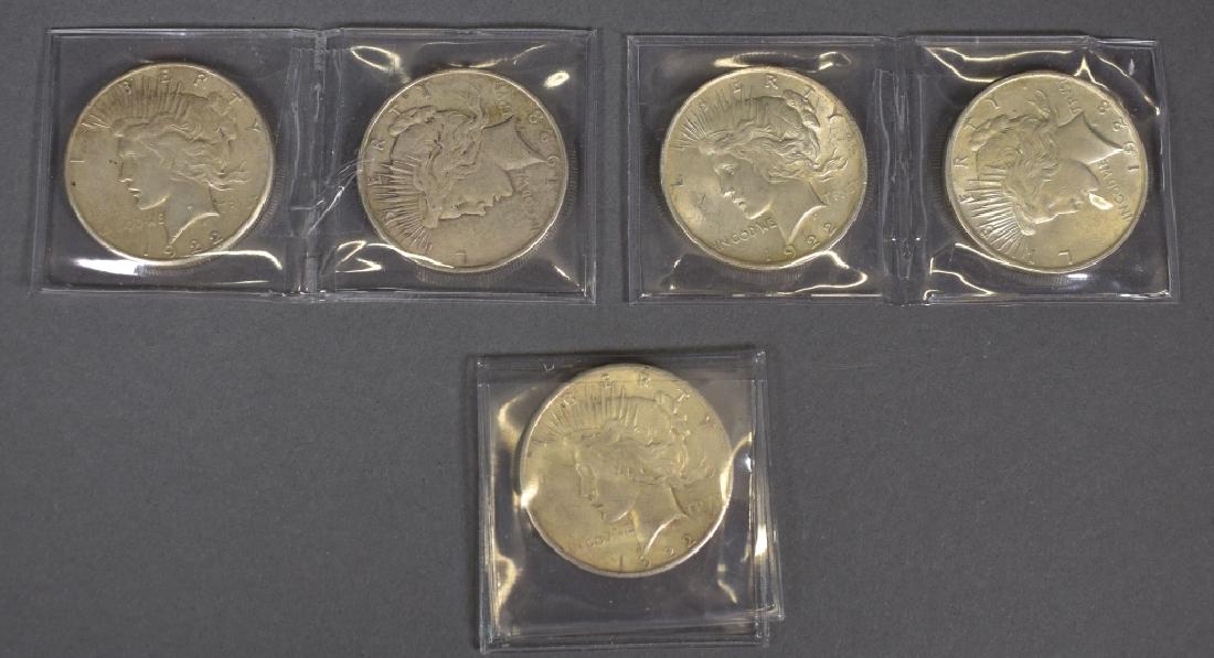 Five Peace Dollars (1 of 2)
