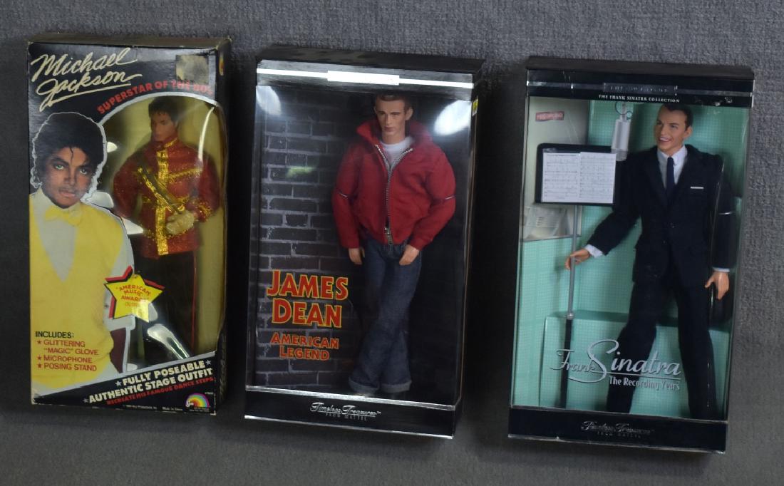 1984 Michael Jackson, Frank Sinatra, James Dean: Good condition.