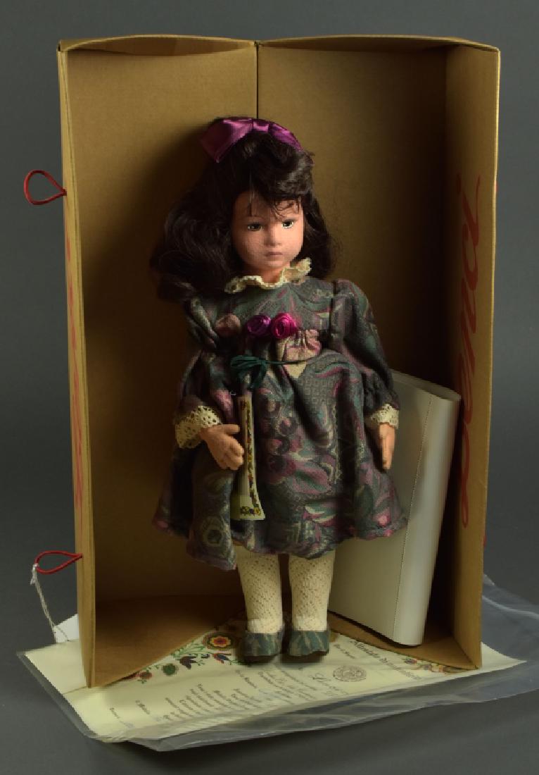 Felt Lenci Italian Reproduction Girl: 18". 1995. Boxed with certificate.