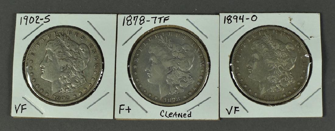 Three Better Date Morgan Dollars Dates are 1878-7TF (1 of 2)