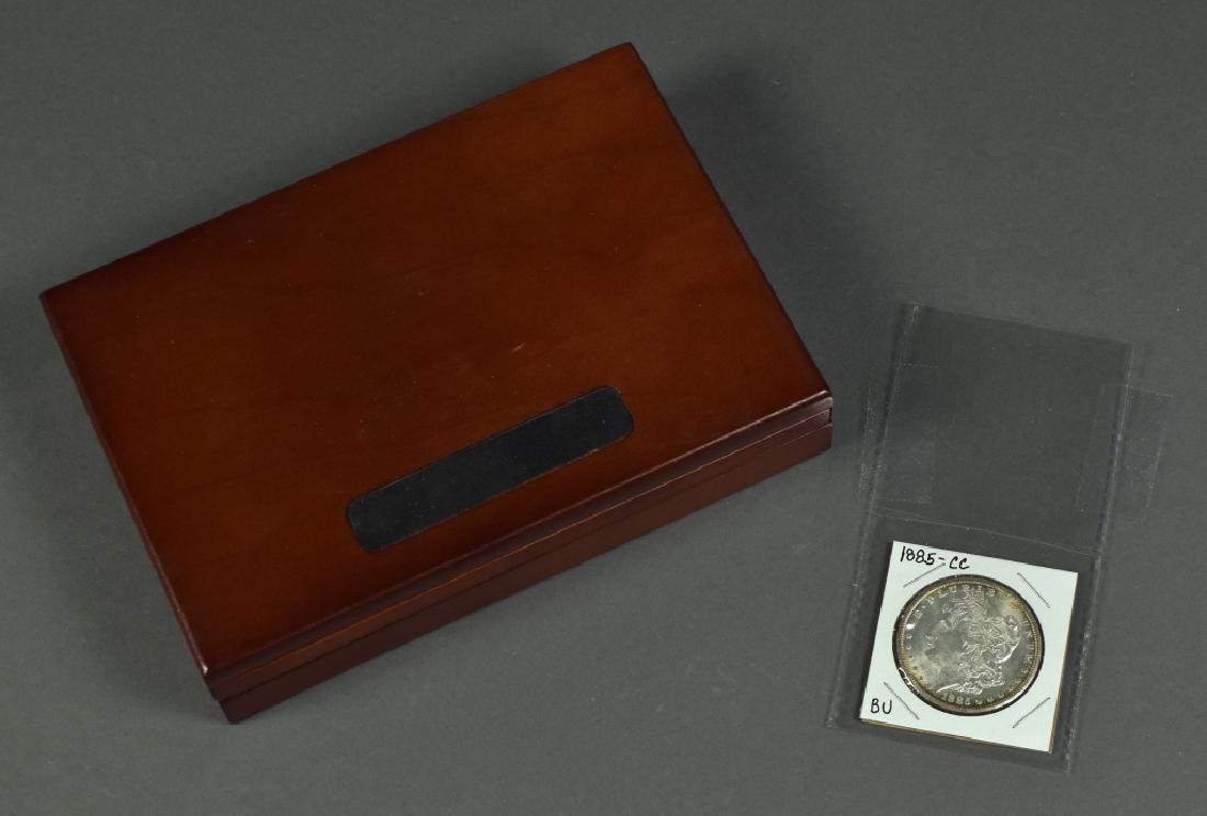 Very Scarce 1885-CC Morgan Dollar This coin would grade (1 of 3)