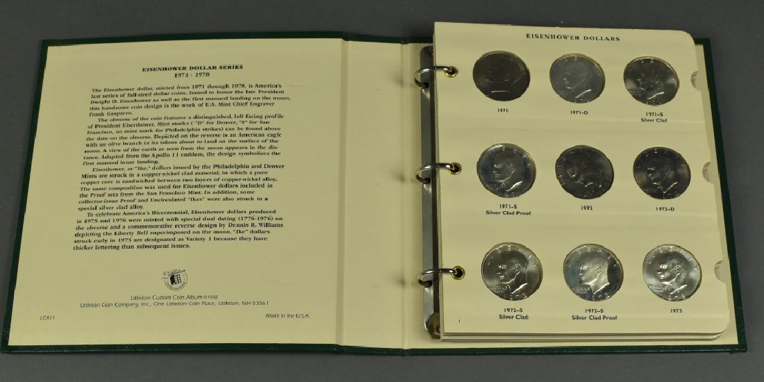 Complete Set of Eisenhower Dollars Includes all 40% (1 of 4)