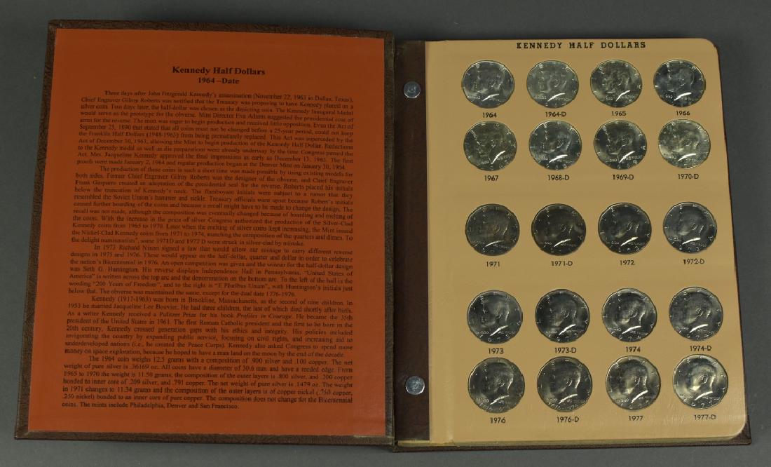 Kennedy Half Dollar Collection Housed in Dansco album. (1 of 4)