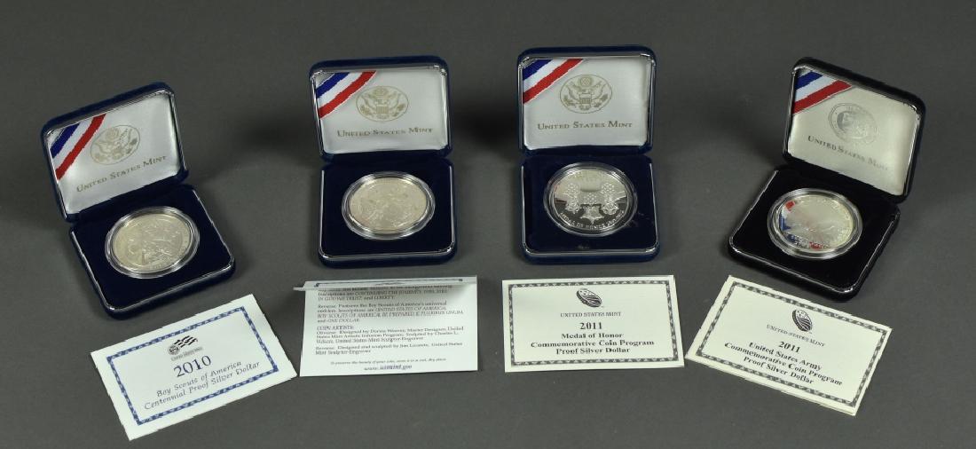 Four Common Coins Includes 2010 Boy Scouts Centennial, (1 of 4)