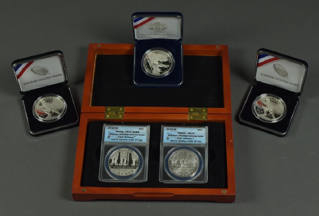 Five Commemorative U.S. Coins Includes 2 2012-W proofs (1 of 5)