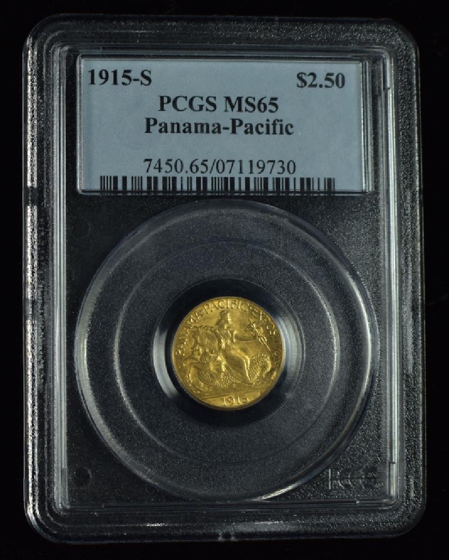 1915-S Panama-Pacific $2 1/2 Commemorative Coin Graded (1 of 3)