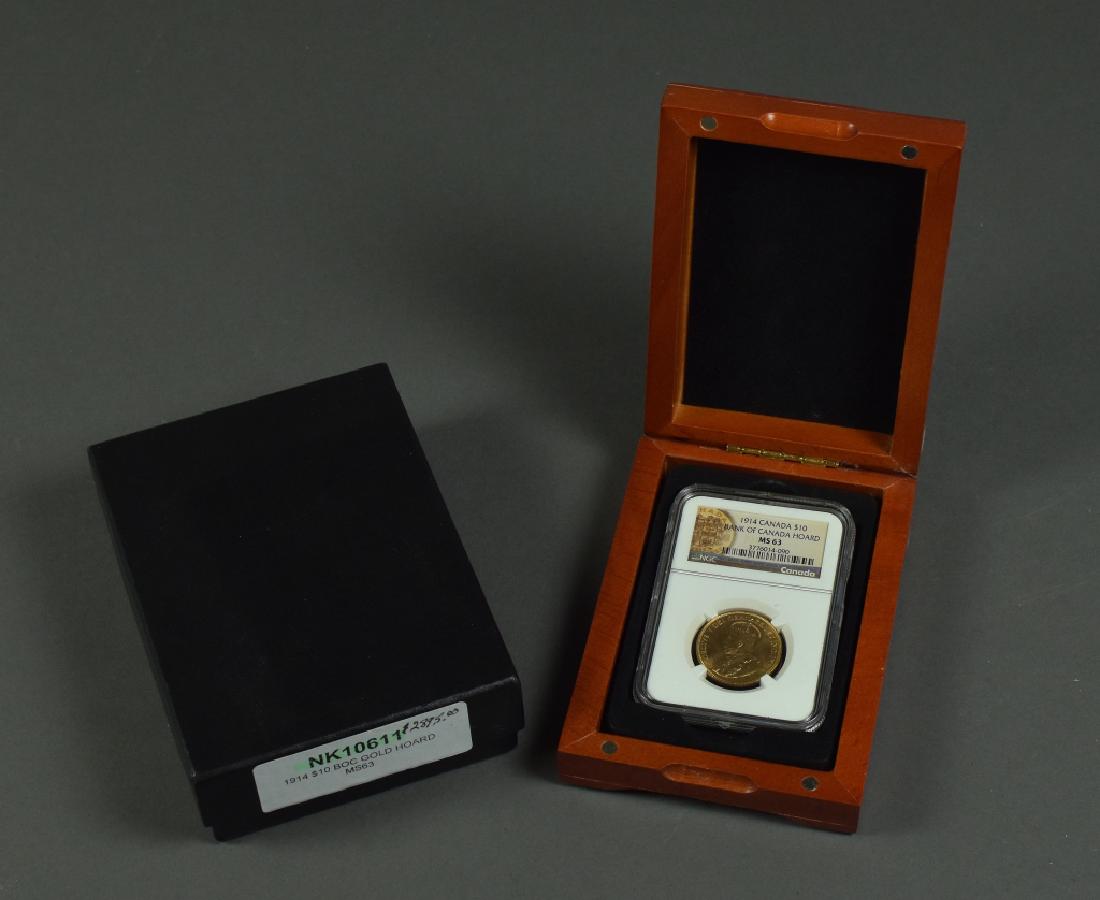 1914 Canadian $10 Gold Coin From the Bank of Canada (1 of 3)