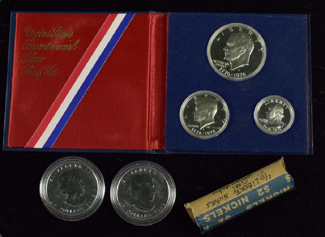 Two 2012 Canadian 1 oz. Silver Coins With moose on (1 of 6)