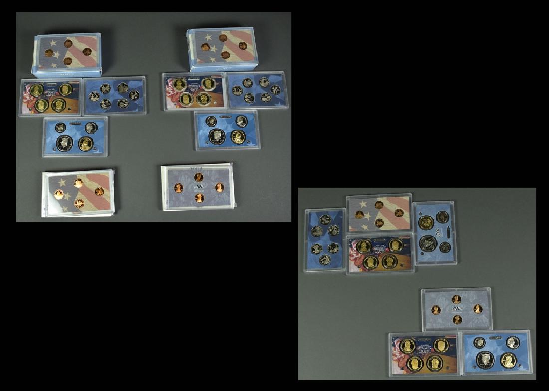 Four 2009 Clad Proof Sets 3 sets are complete- one set (1 of 9)