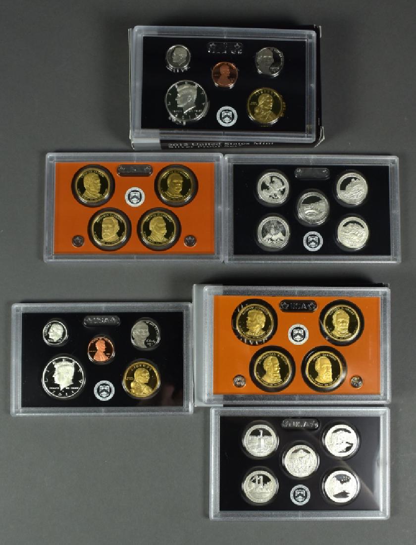 2 US Silver Proof Sets 2011 and 2012 In original (1 of 5)