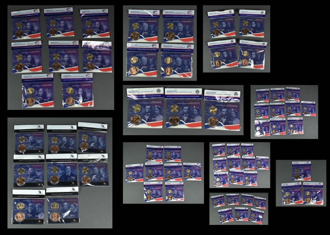 65 Presidential Dollar and Spouse Medal Sets Includes 8 (1 of 20)