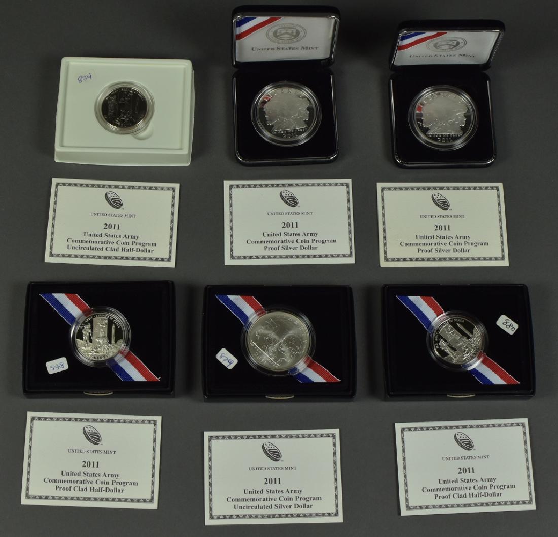 2 2011 Proof Dollars And halves of the US Army and 2011 (1 of 8)