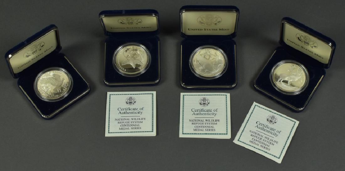 4 2003 US Silver Medals For National Wildlife Refuge (1 of 4)