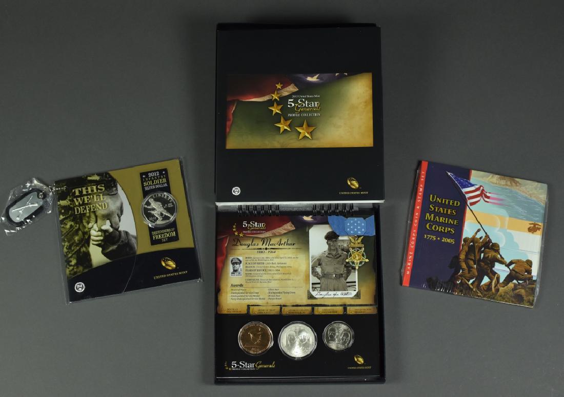 2005 Marine Corps Dollar and Stamp Set 2012 Infantry (1 of 4)