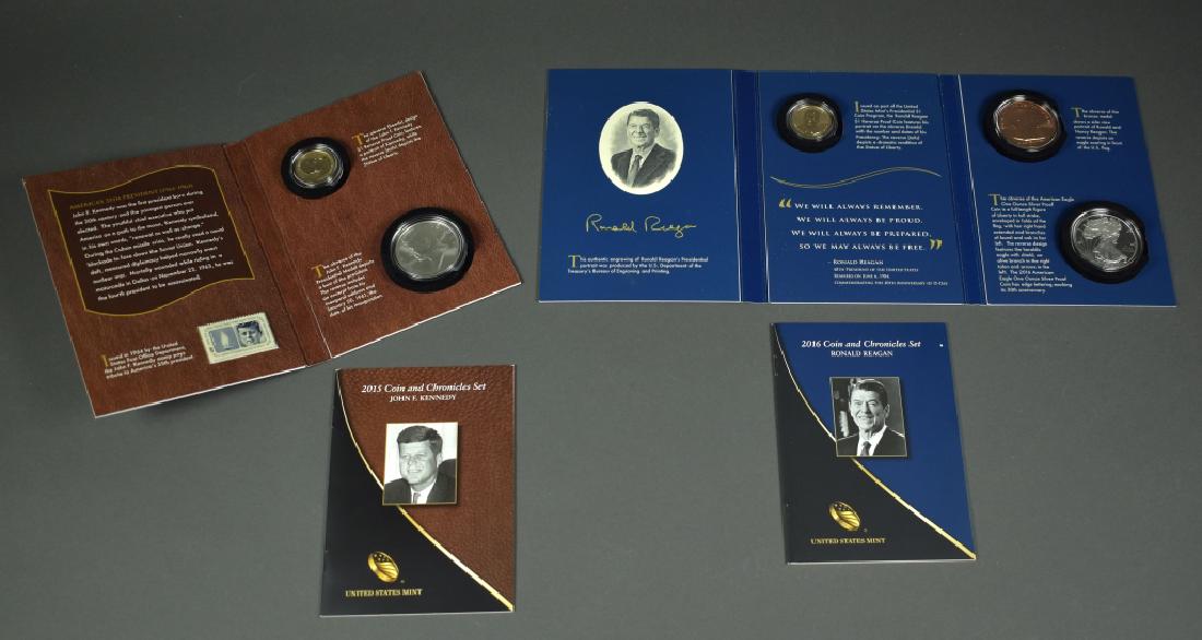 2015 John F. Kennedy Coin and Chronicles Set And 2016 (1 of 4)