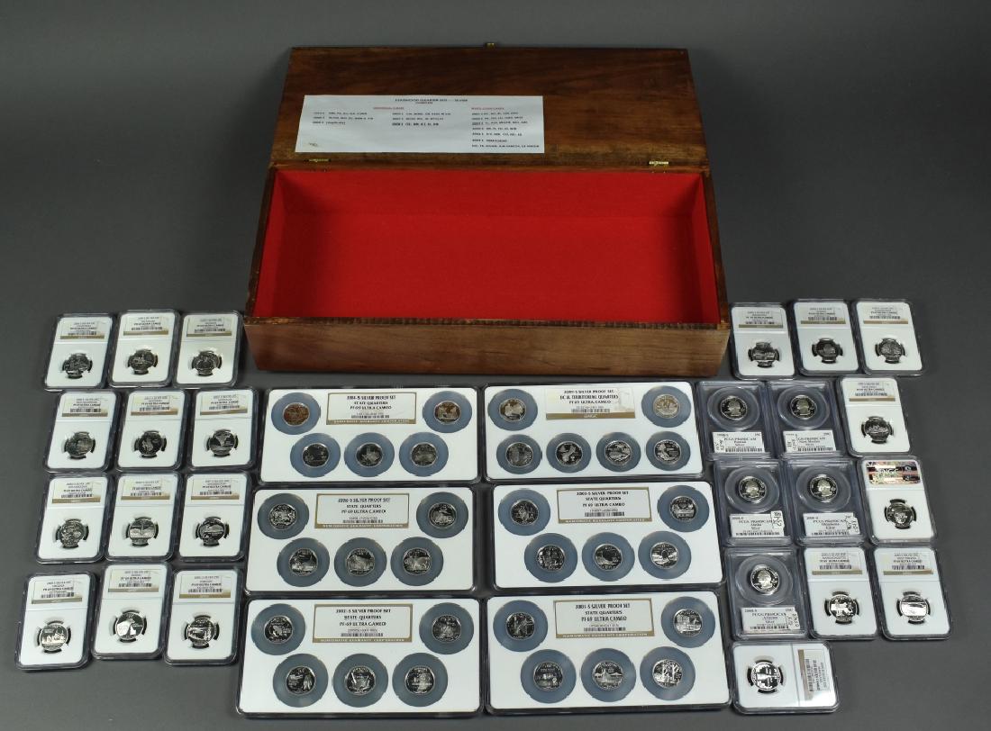 Complete Set of Proof Silver State Quarters 1999S-2008S (1 of 8)