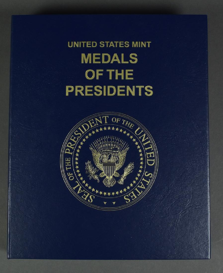 US Mint Presidential Bronze Medal Set in Album (1 of 4)