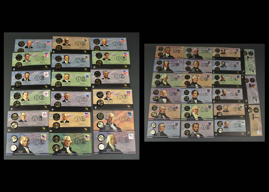 Complete Set of Presidential Dollar First Day Covers. (1 of 11)