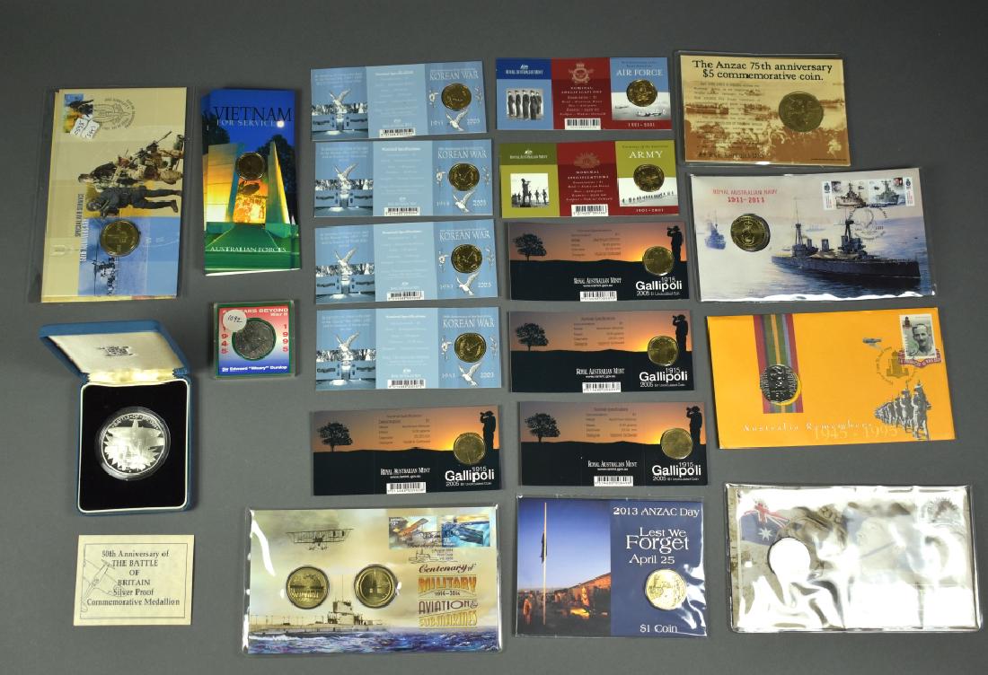 Australian Commemorative Military Coinage Including 8 (1 of 8)