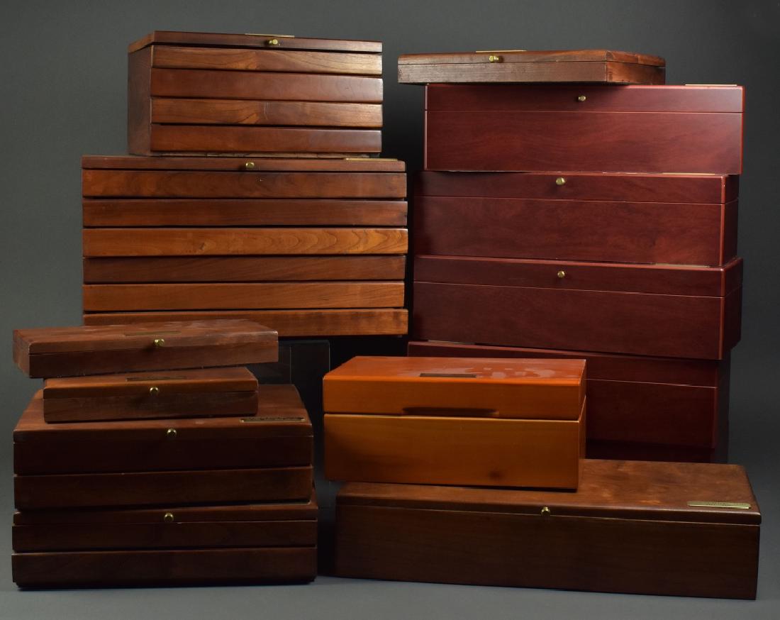 14 Wooden Storage Boxes for Coins And slabbed coins. (1 of 6)