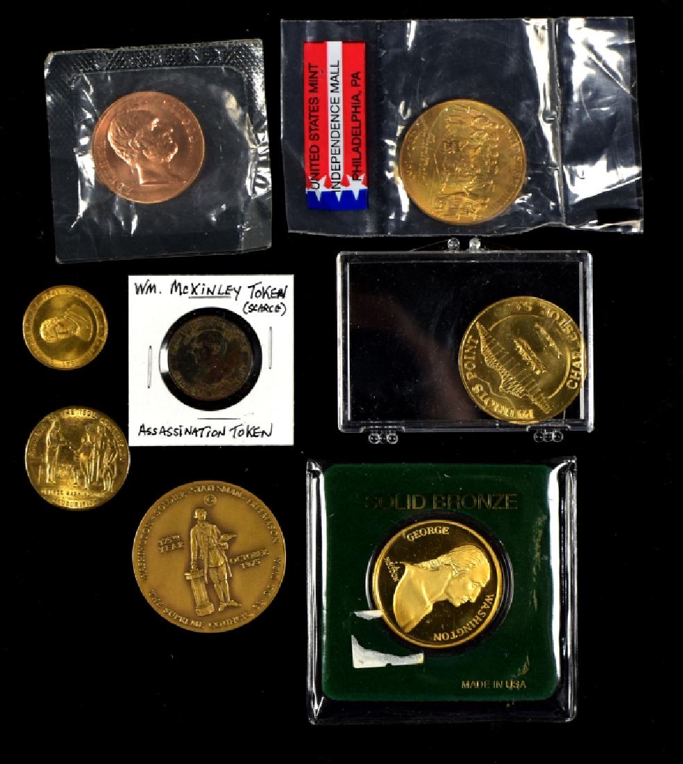 Group of U.S. Tokens Highlighted by the Assassination (1 of 5)