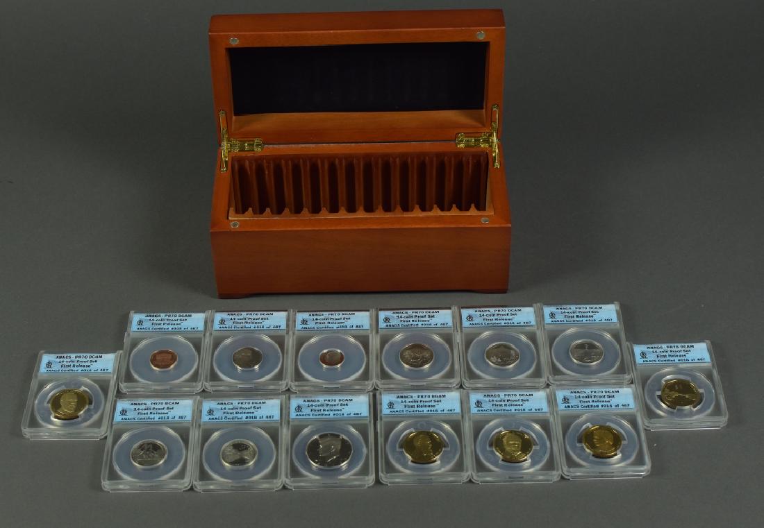 2011-S 14 Coin Proof Set Each coin is graded Proof (1 of 6)