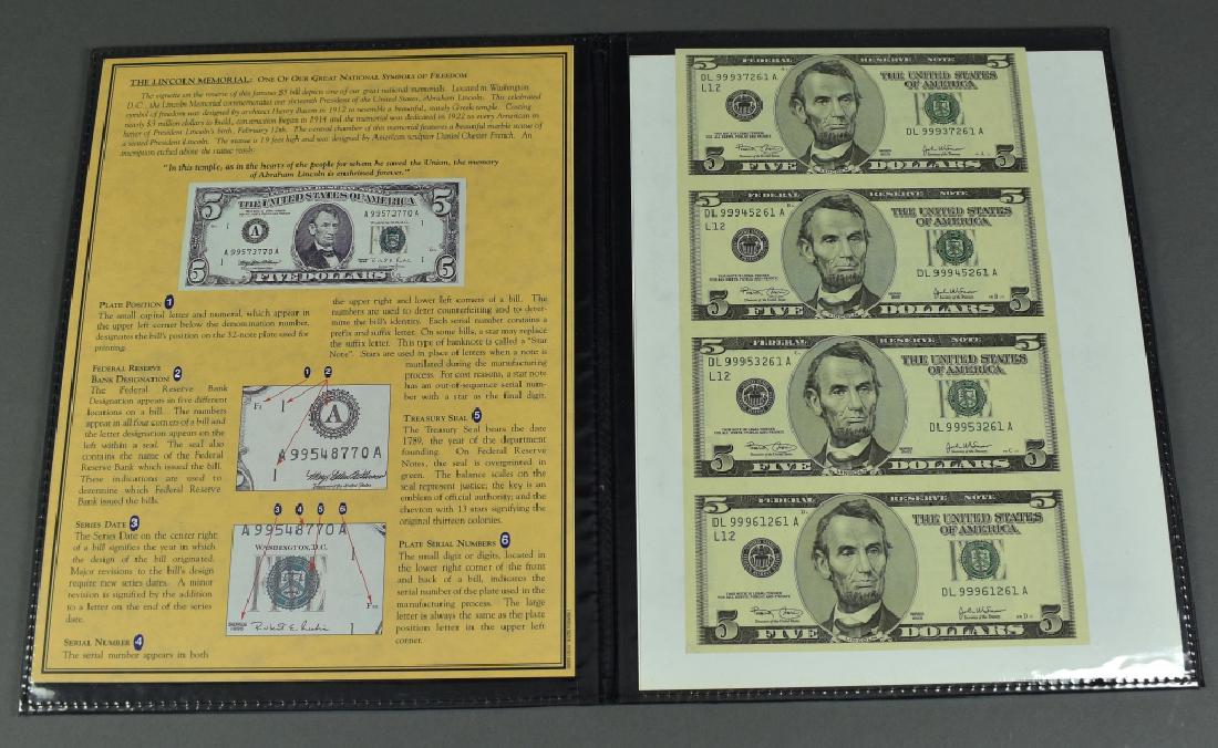 Group of Four Series 2003 $5 Federal Reserve Notes In (1 of 3)
