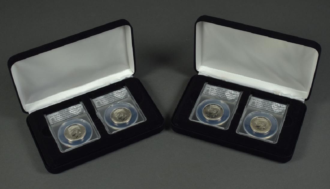 Two 2 Coin Sets of 2014 P & D Kennedy Half Dollars High (1 of 4)