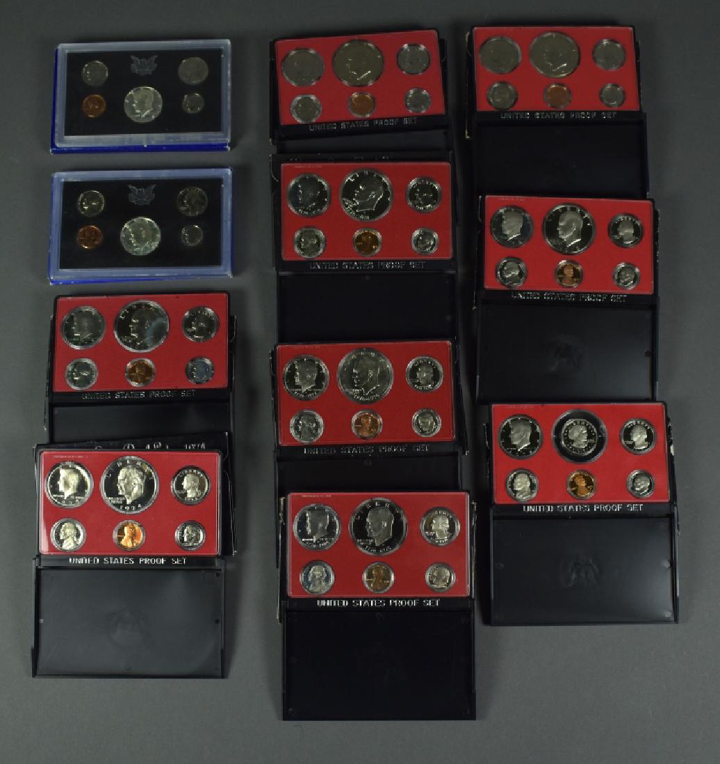 Eleven Proof Sets Includes 1968, 1969, 1973, 1974 ( 2 (1 of 5)