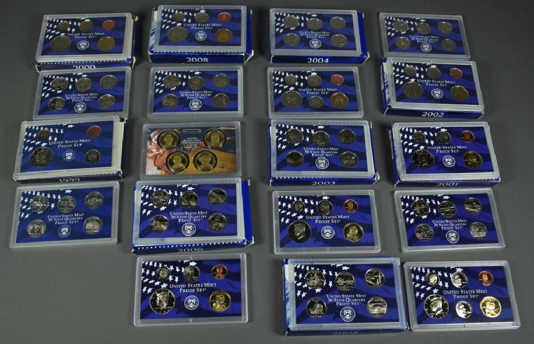 Nine Proof Sets Dates are 1999, 2000, 2001, 2002, 2003, (1 of 5)