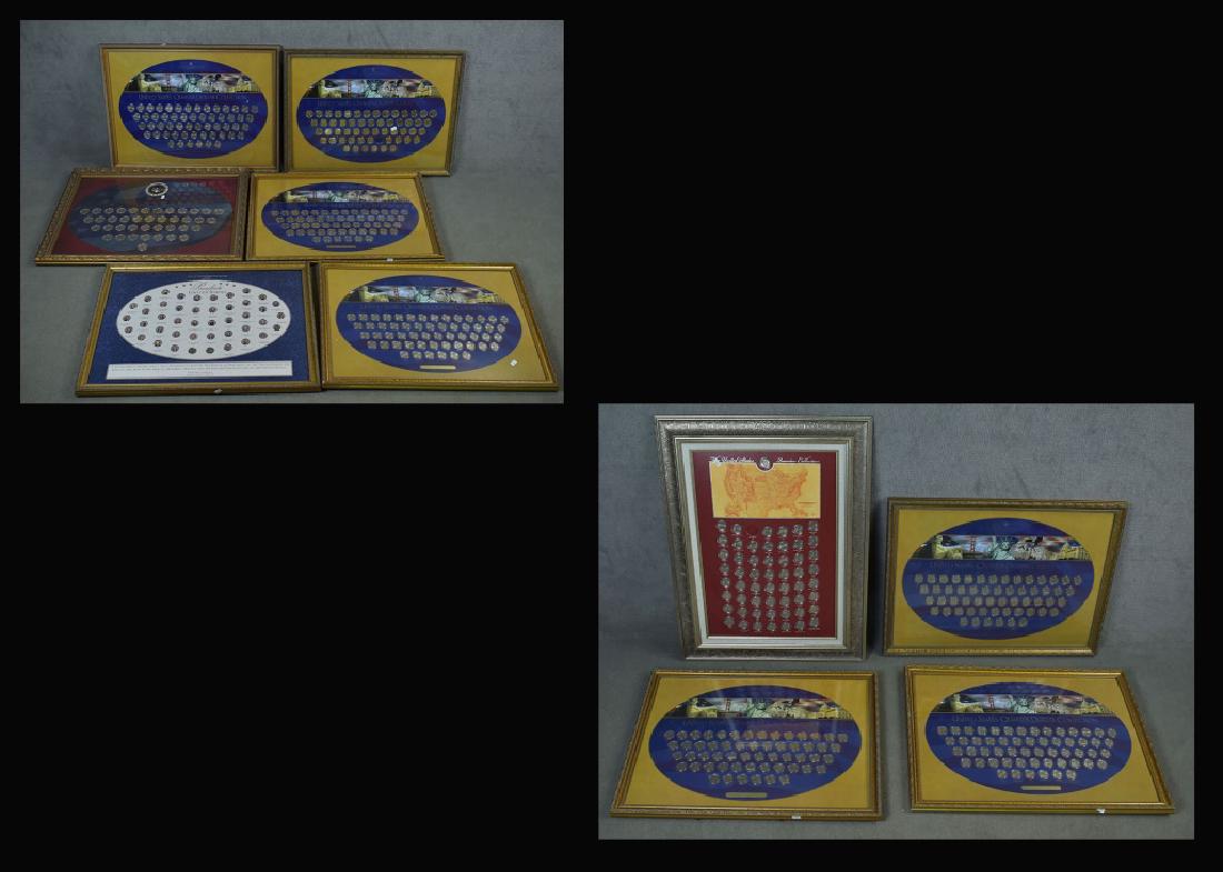 Ten Framed Sets of Coins Including one set of (1 of 10)