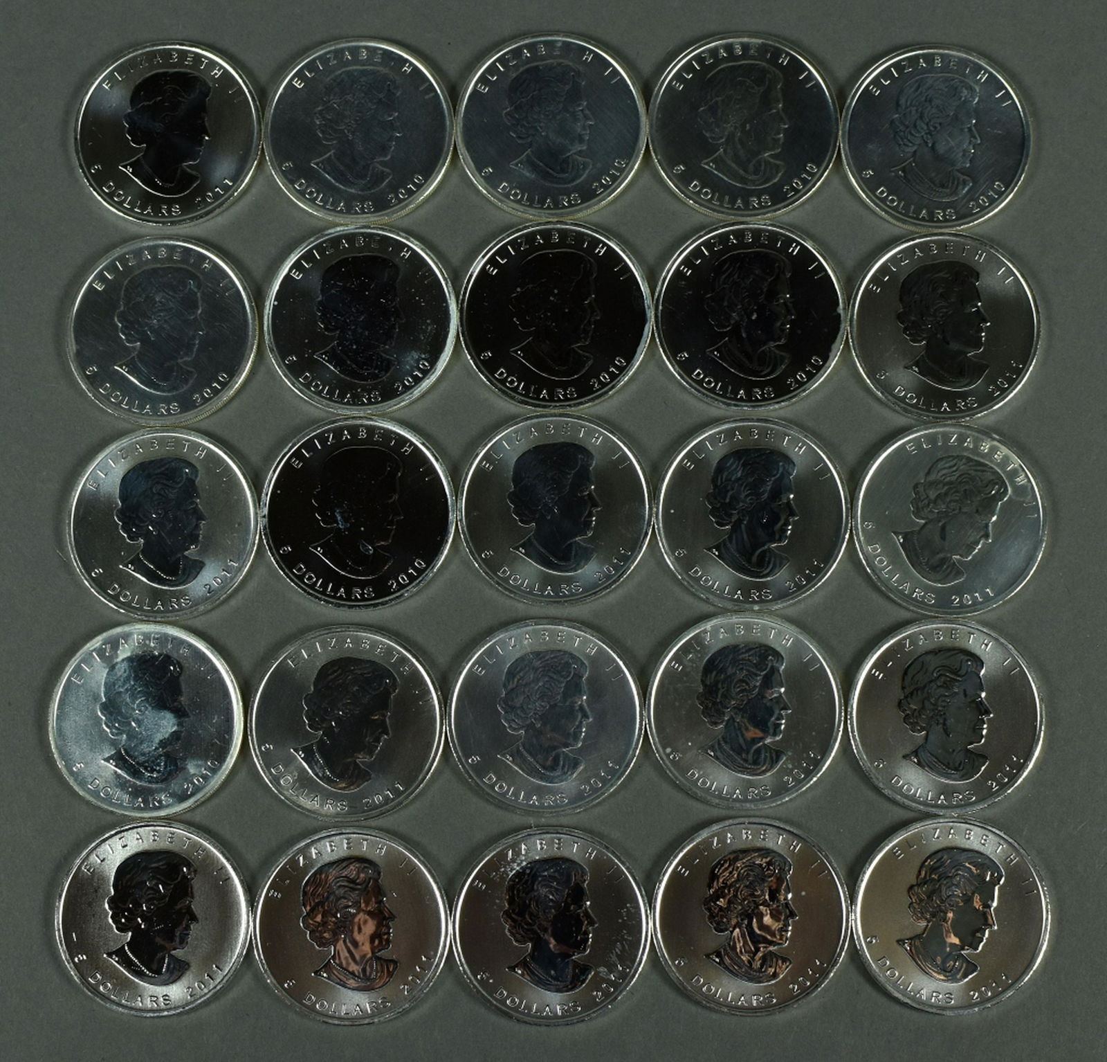 Full Roll of Canadian 1 oz. Silver Coins (1 of 4)