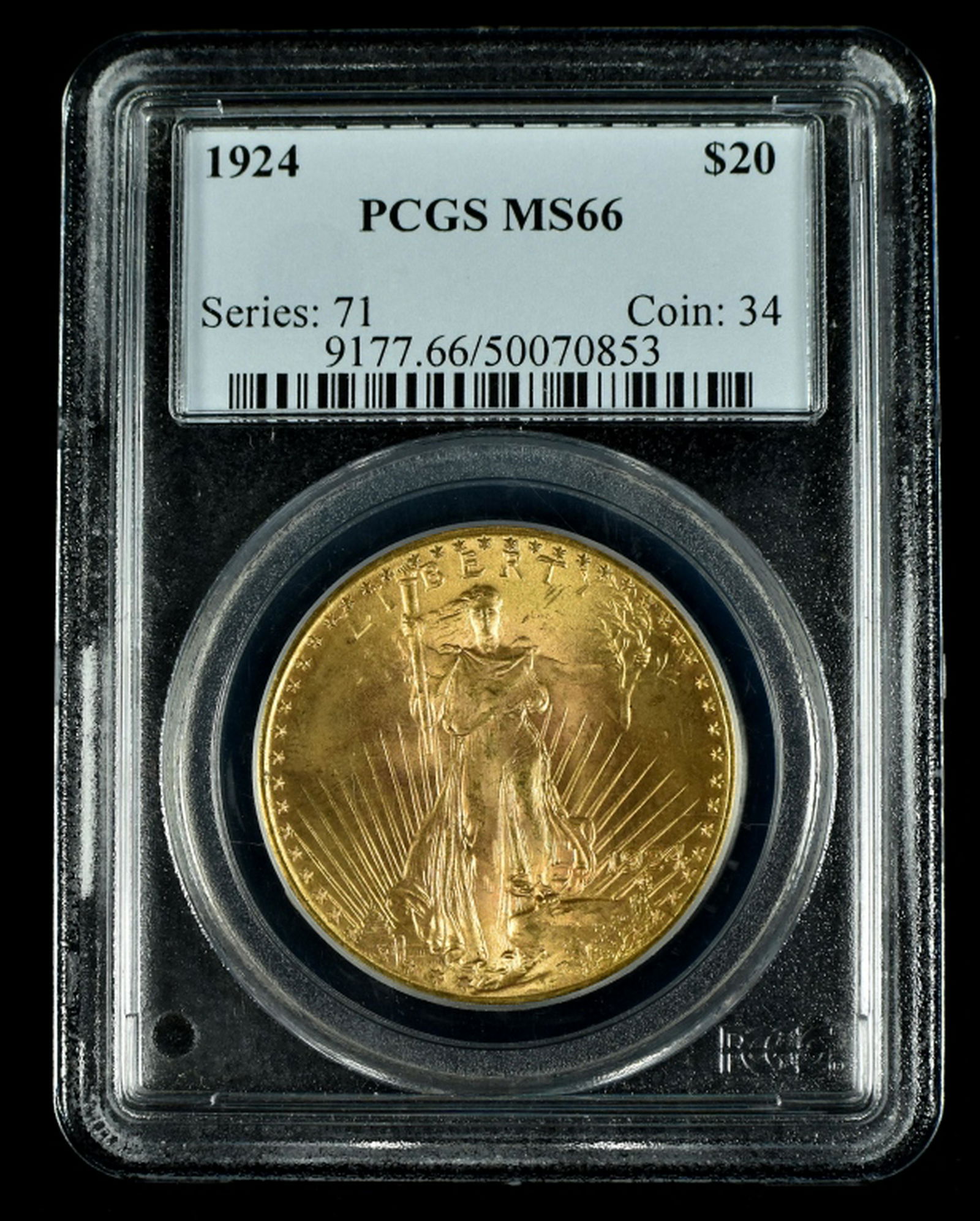 1924 St. Gaudens $20 Gold Coin (1 of 2)