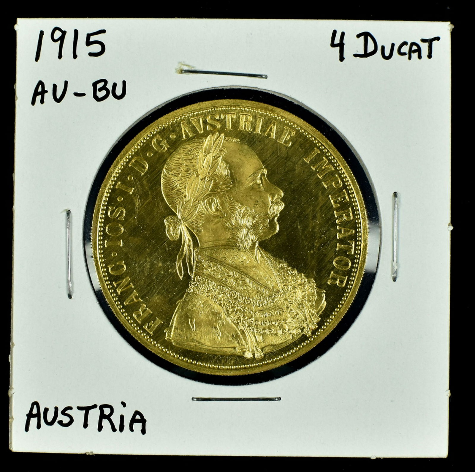 1915 Austrian 4 Ducat Gold Coin (1 of 2)