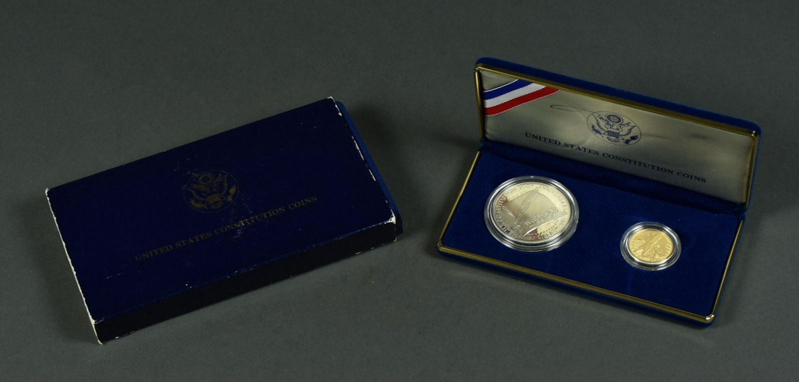 1987 Two-Coin Constitution Comm. Set (1 of 3)