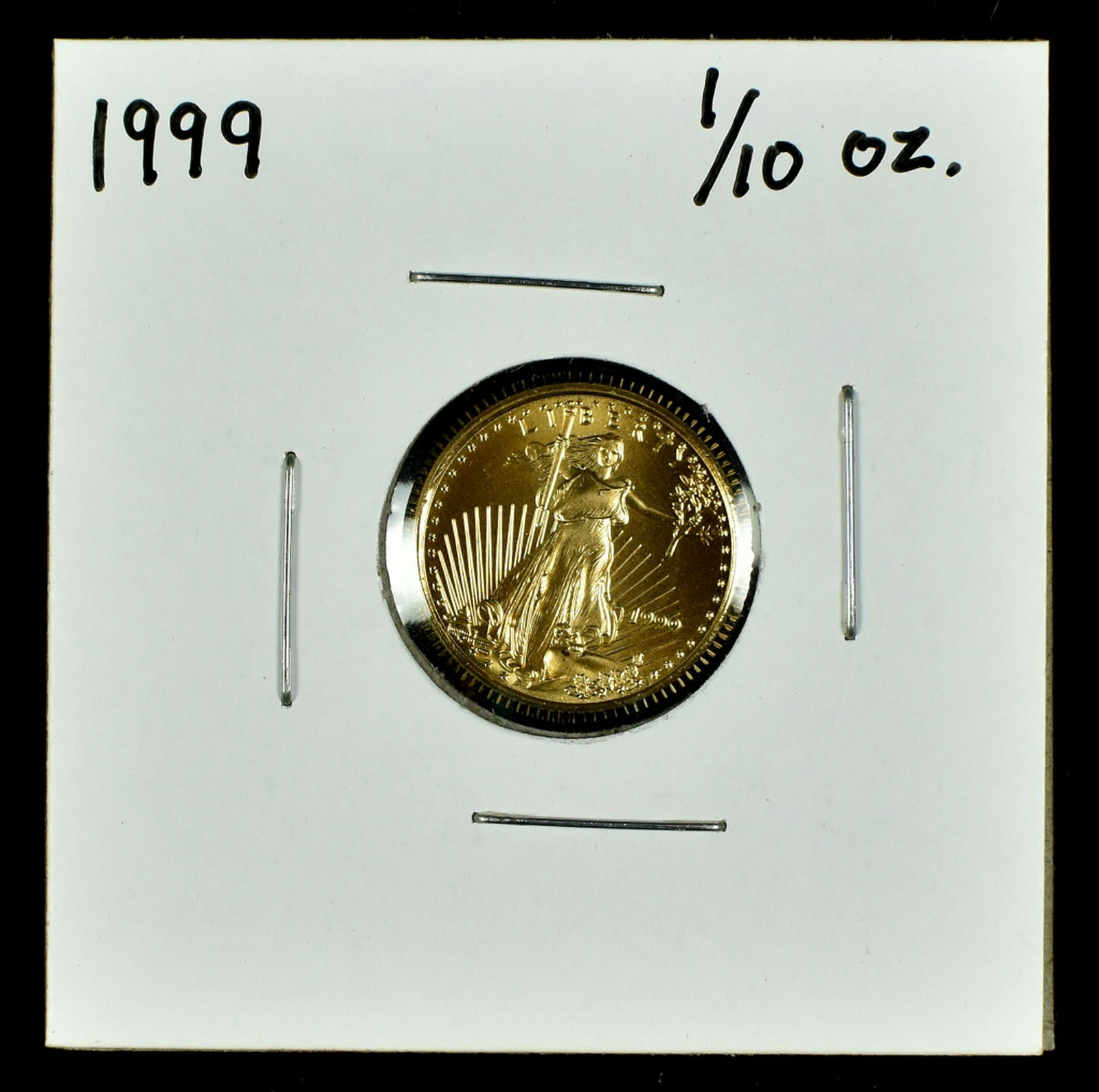 1/10 oz. Gold American Eagle Coin (1 of 2)