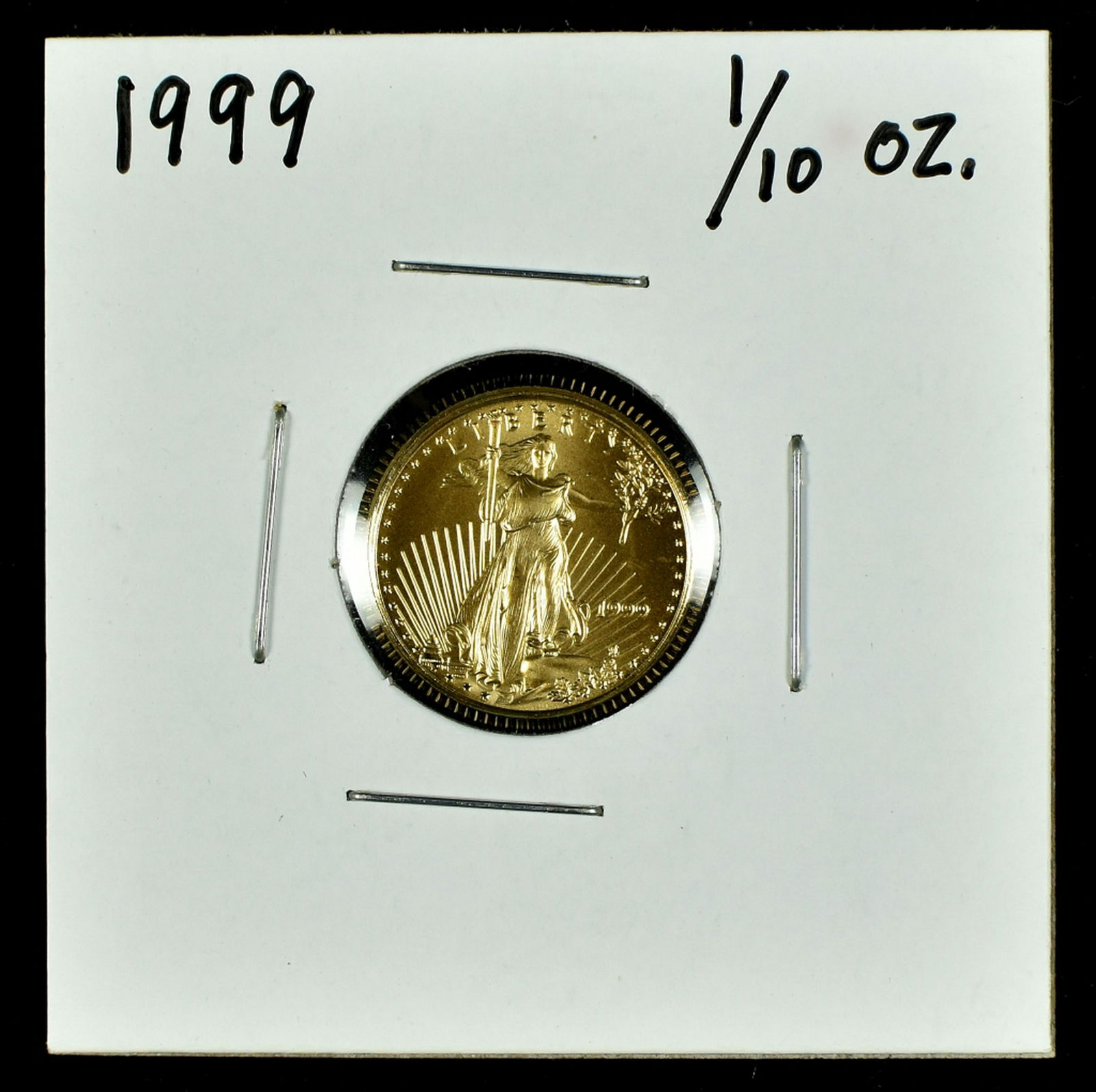 1/10 oz. Gold American Eagle Coin (1 of 2)