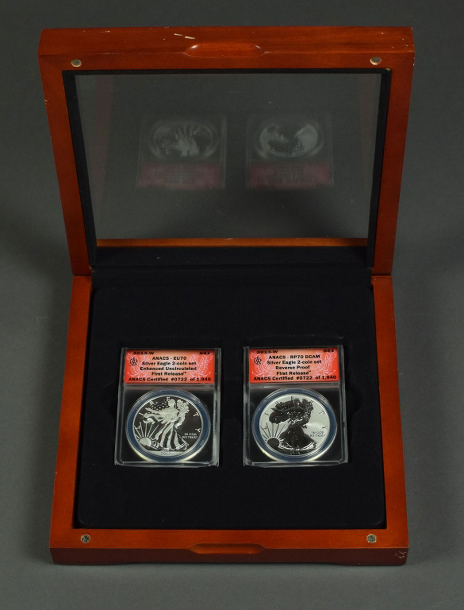 2013-W Silver Eagle Two Coin Set (1 of 3)
