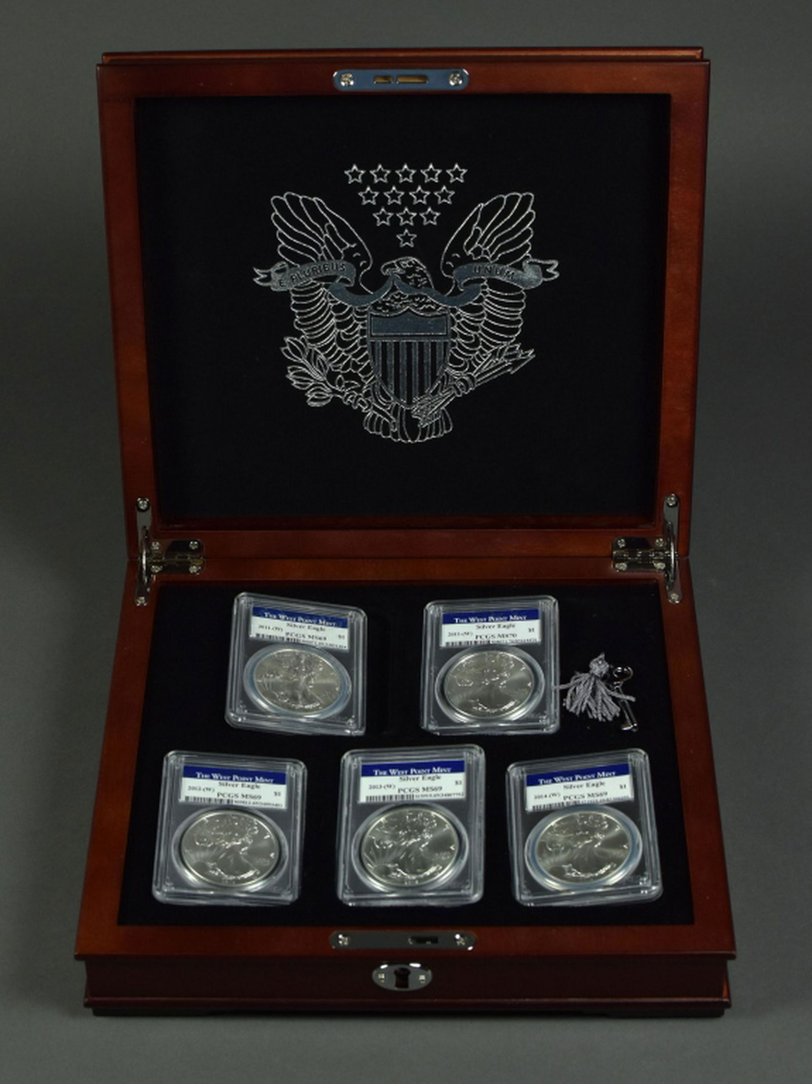 West Point Mint Collection of Five Eagles (1 of 3)