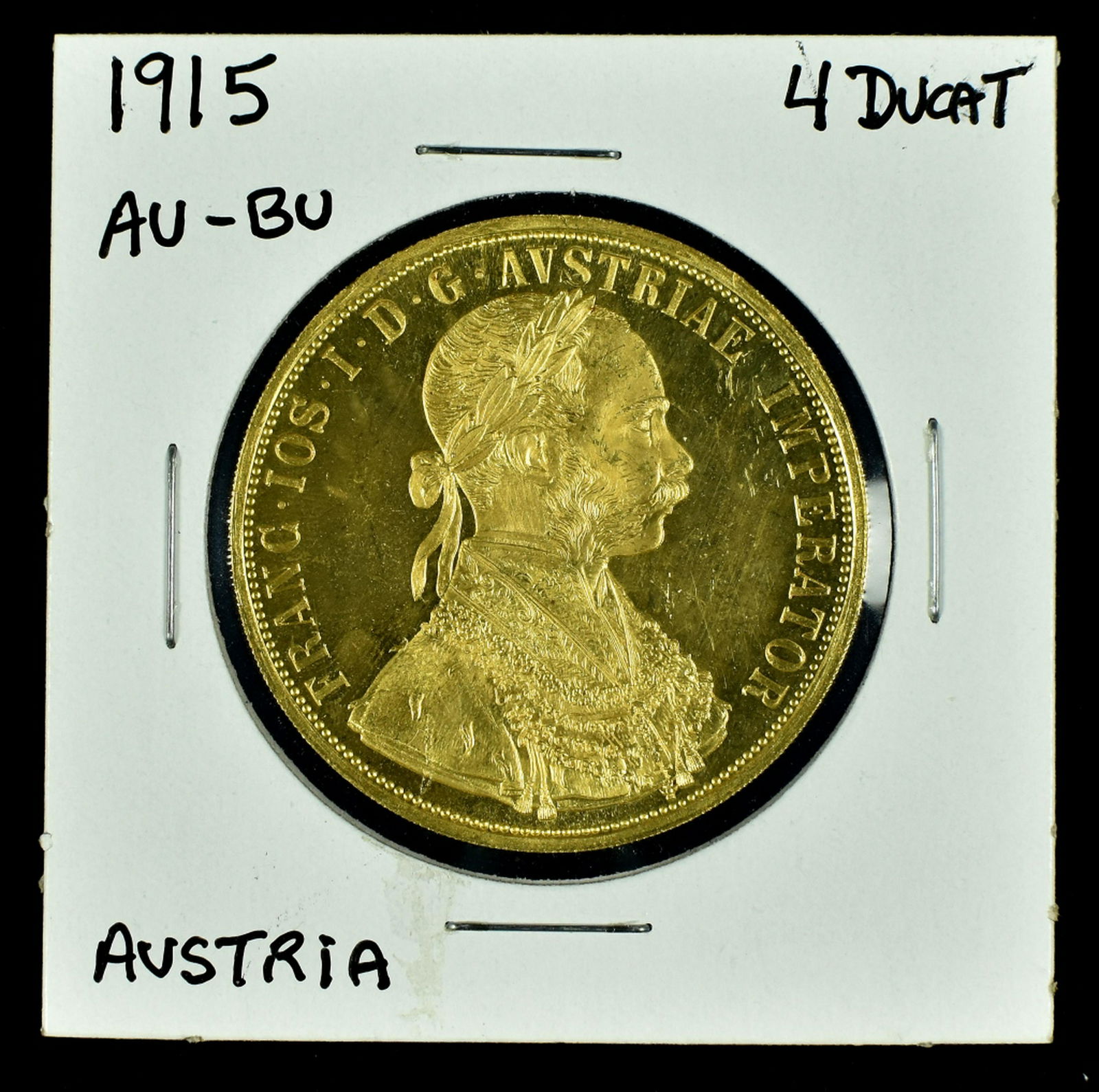 1915 Austrian 4 Ducat Gold Coin (1 of 2)