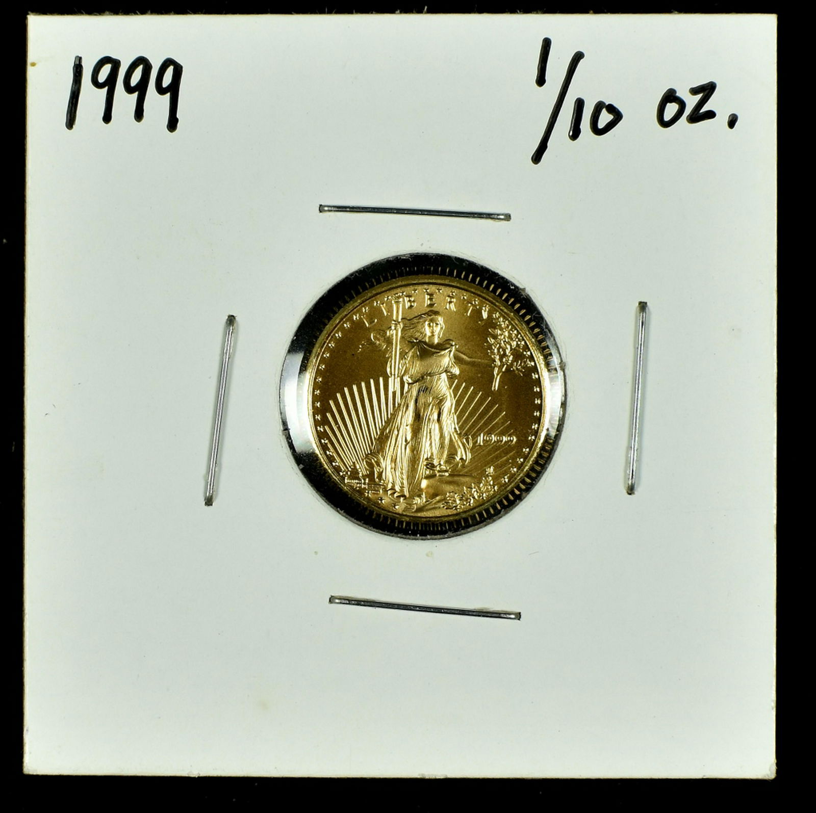 1/10 oz. Gold American Eagle Coin (1 of 2)
